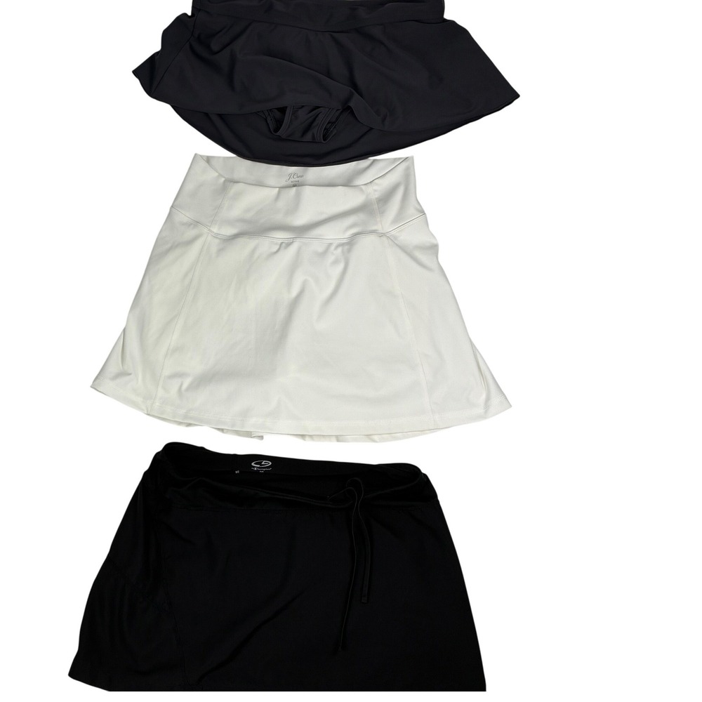 Bundle J Crew Active C9 Champion Athletic Skorts Women Medium Black White Grey